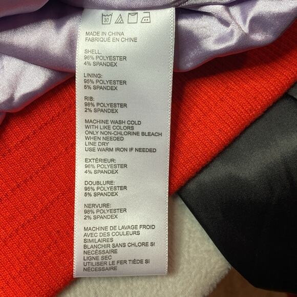 Silence & noise floral print with the varsity sleeve size small - Picture 6 of 6